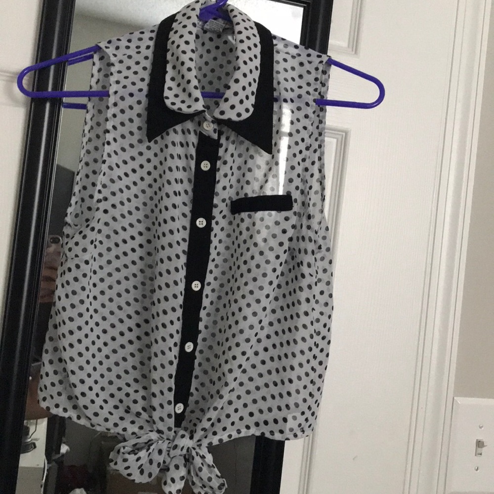 Polkadot crop top